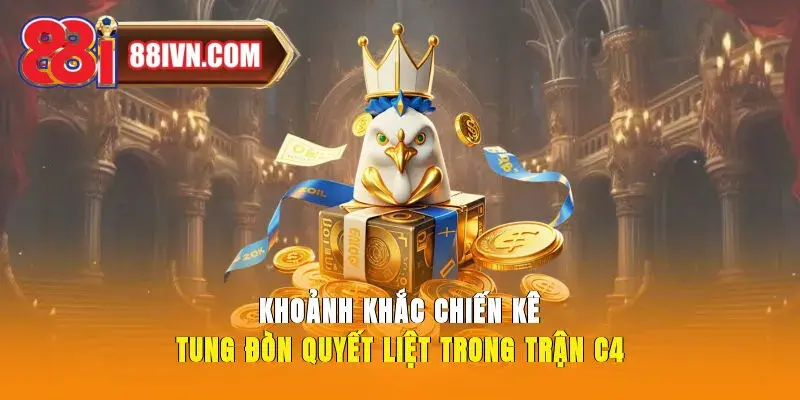 Khoảnh khắc chiến kê tung đòn quyết liệt trong trận c4